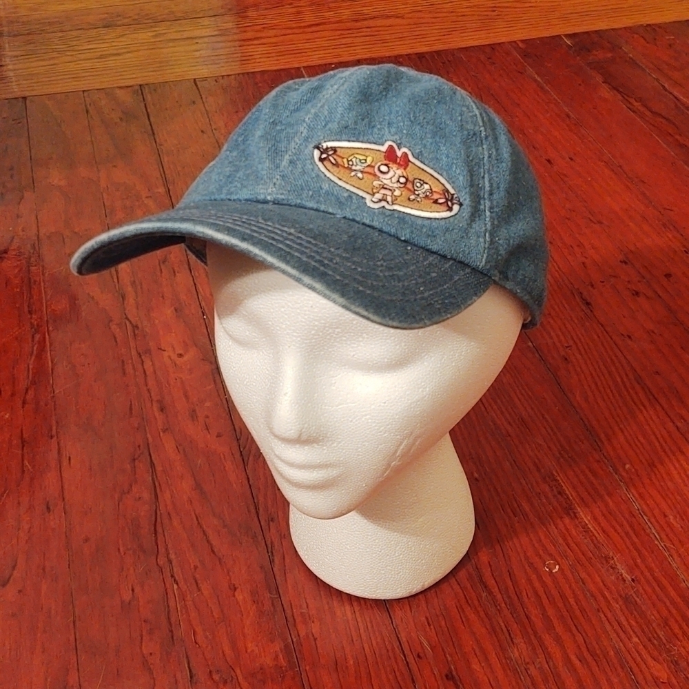 The Powerpuff Girls Embroidered Denim Baseball Cap